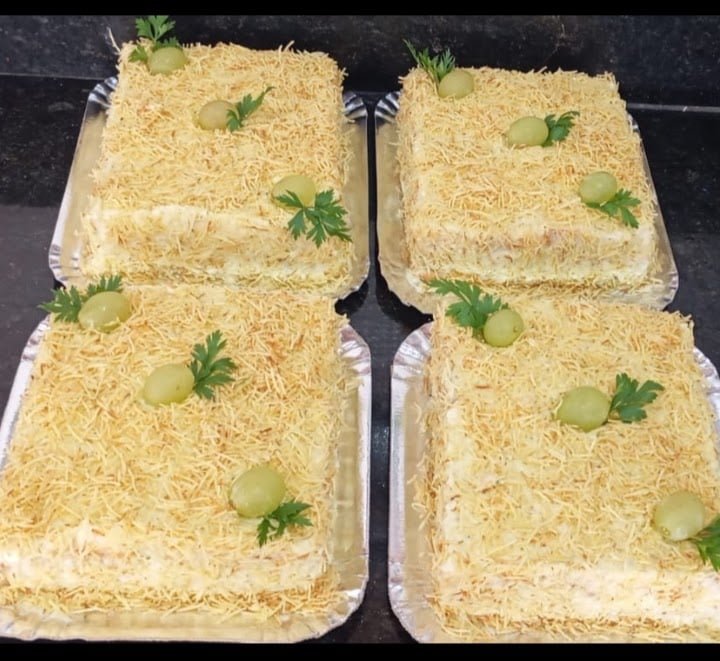 Torta 1kg com Purê e Maionese