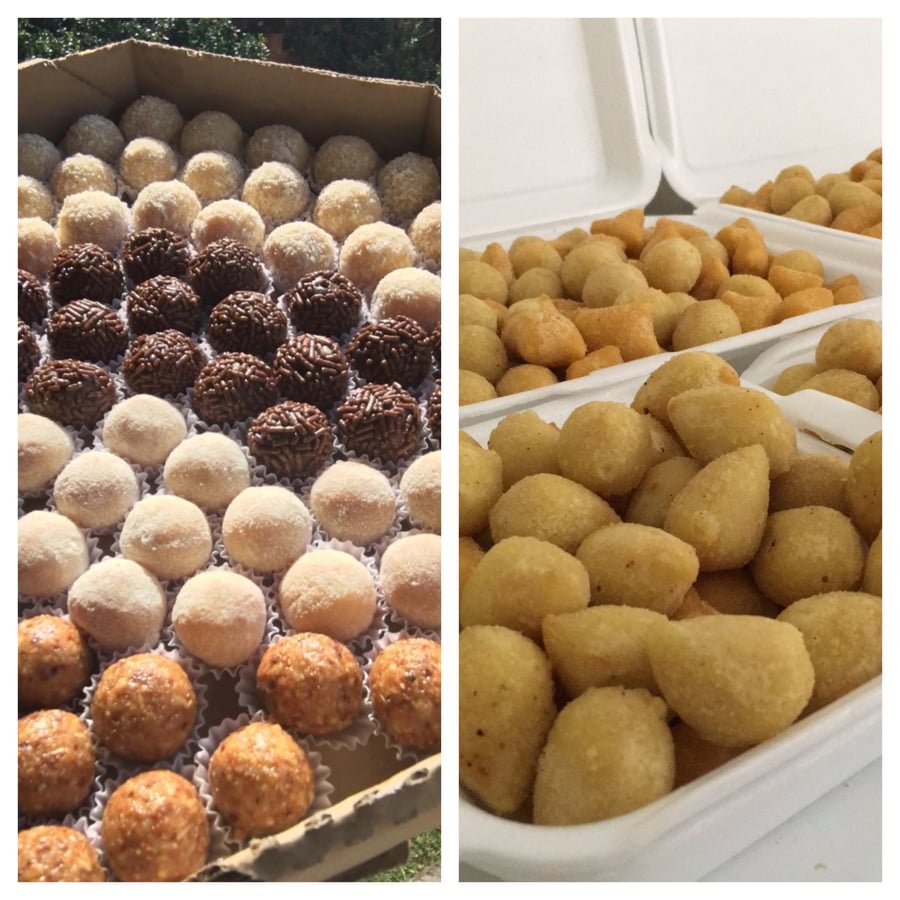 200 Salgados + 100 Doces