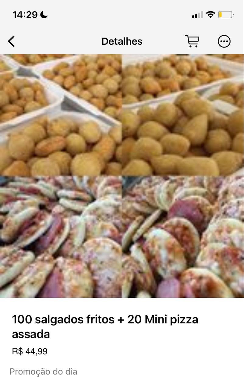 500 Salgados Fritos + 200 Mini Pizza