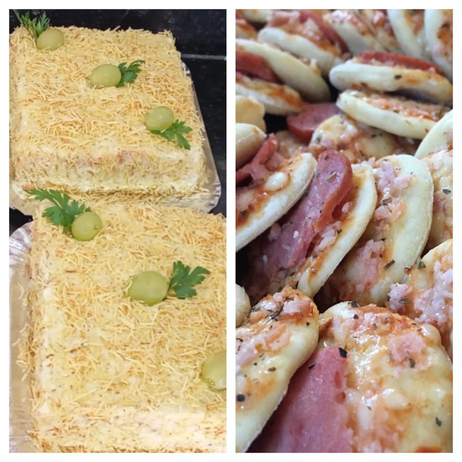 Torta 1kg + 15 Mini Pizza